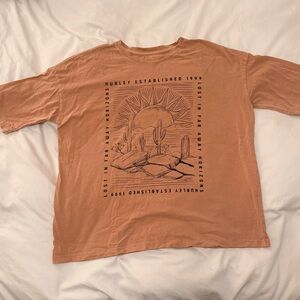 Hurley Desert Scene Tee in Burnt Orange